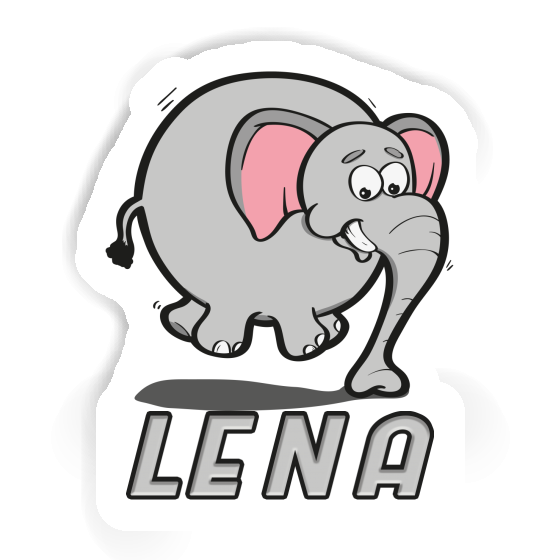 Sticker Lena Jumping Elephant Image