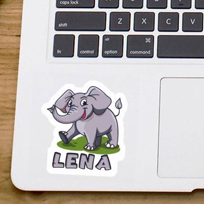 Lena Sticker Elephant Laptop Image