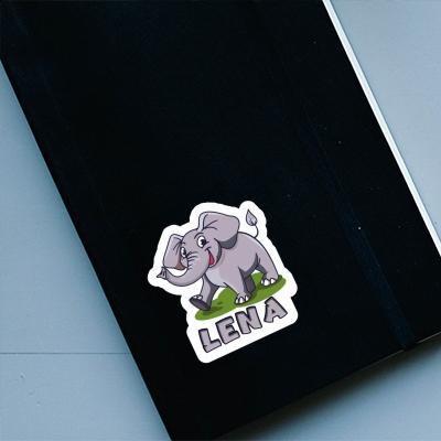 Éléphant Autocollant Lena Laptop Image