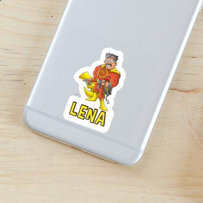 Sticker Lena Electrician Notebook Image