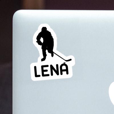 Sticker Hockey Player Lena Laptop Image