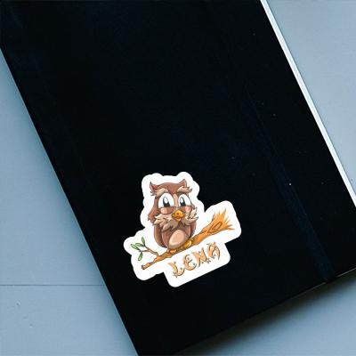 Lena Sticker Owl Notebook Image