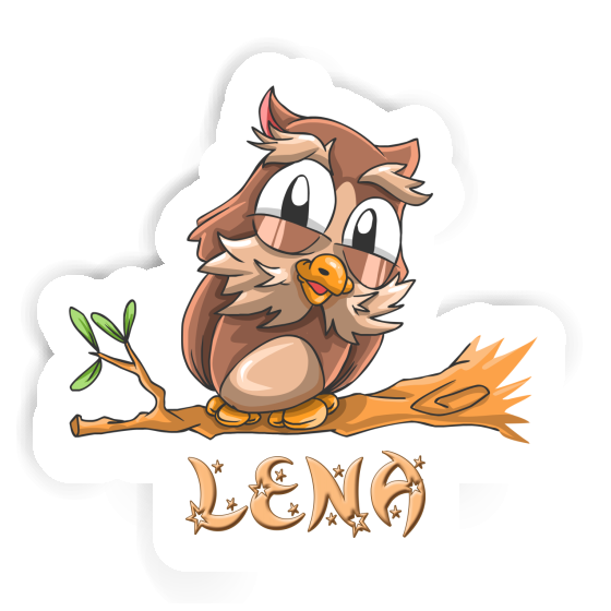 Lena Sticker Owl Laptop Image