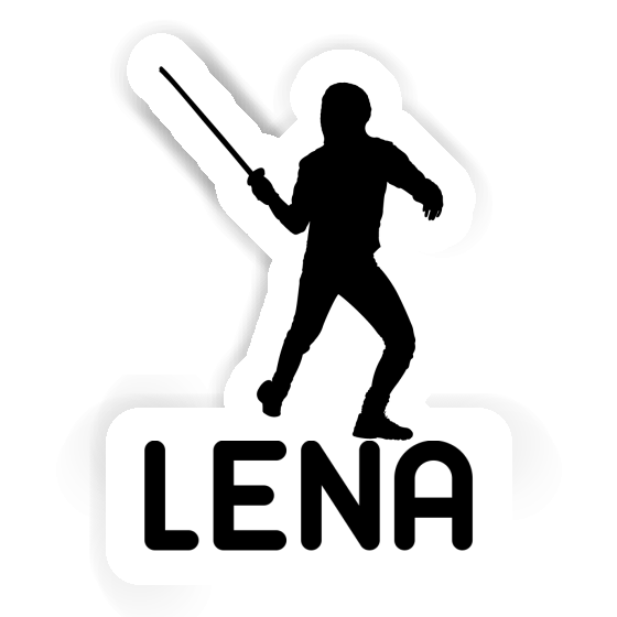 Lena Sticker Fechter Laptop Image