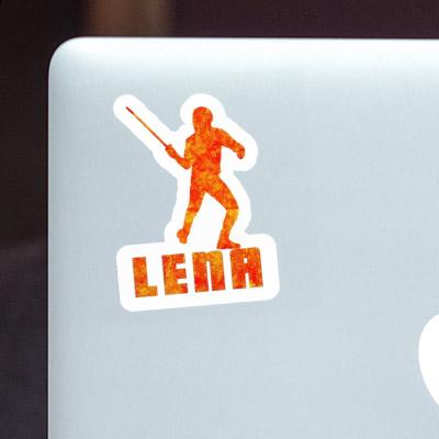 Sticker Fencer Lena Laptop Image