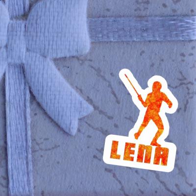 Sticker Fencer Lena Laptop Image