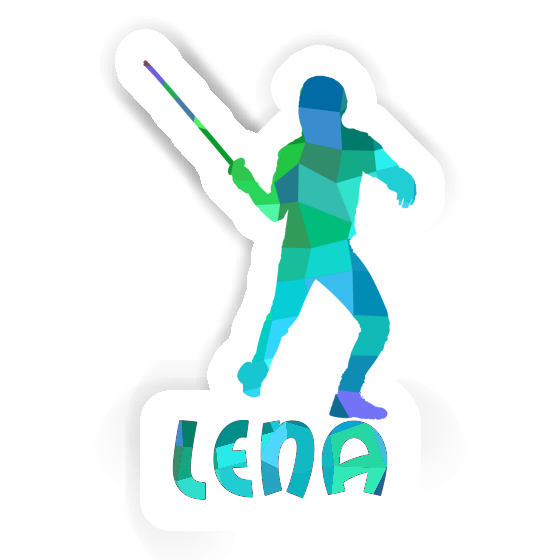 Lena Sticker Fechter Laptop Image