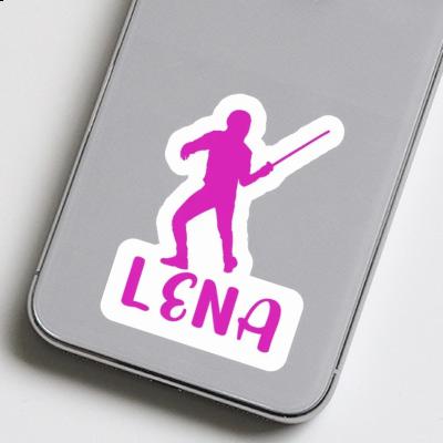 Lena Sticker Fencer Gift package Image