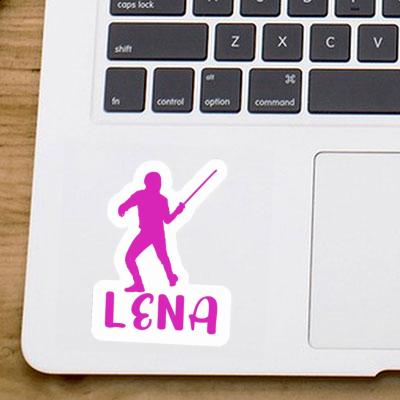 Lena Sticker Fencer Image