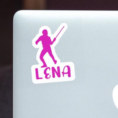 Lena Sticker Fencer Image