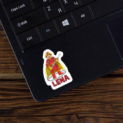 Sticker Lena Firefighter Laptop Image