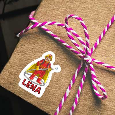 Sticker Lena Firefighter Laptop Image