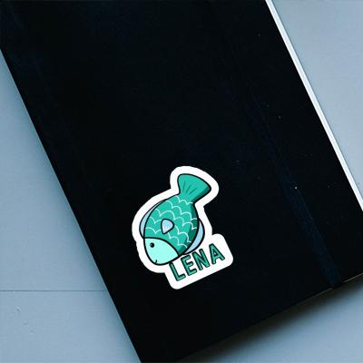 Sticker Lena Fish Laptop Image