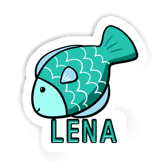 Fish Sticker Lena Laptop Image