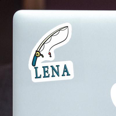 Sticker Fishing Rod Lena Notebook Image