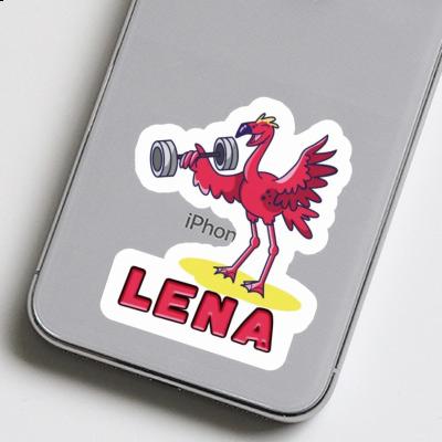 Sticker Lena Gewichtheber Laptop Image