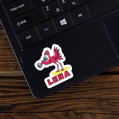 Weight Lifter Sticker Lena Laptop Image