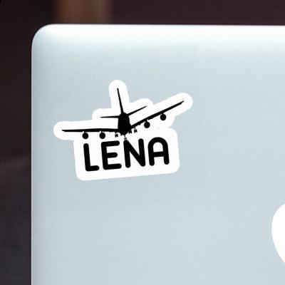 Airplane Sticker Lena Notebook Image