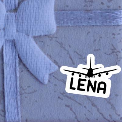 Airplane Sticker Lena Notebook Image