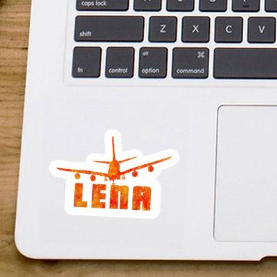 Sticker Airplane Lena Image