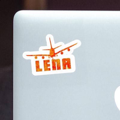 Sticker Airplane Lena Laptop Image