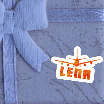 Sticker Airplane Lena Gift package Image