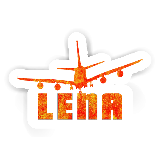 Sticker Flugzeug Lena Gift package Image