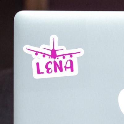 Lena Autocollant Avion Notebook Image