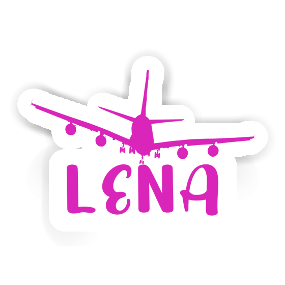 Lena Sticker Airplane Image