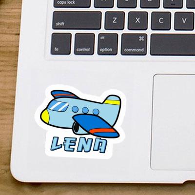 Flugzeug Sticker Lena Notebook Image