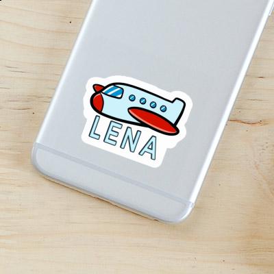 Lena Autocollant Avion Notebook Image