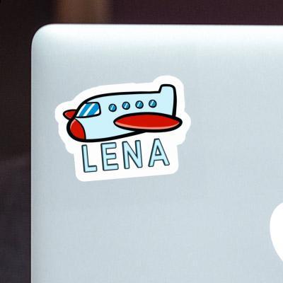 Lena Autocollant Avion Laptop Image