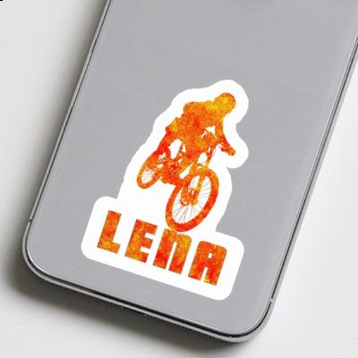 Freeride Biker Sticker Lena Notebook Image