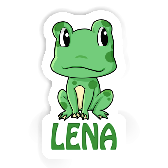 Lena Autocollant Grenouille Laptop Image