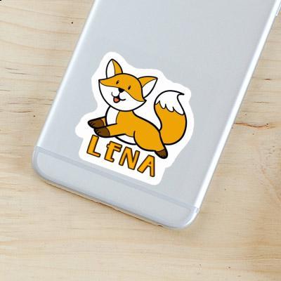 Fox Sticker Lena Laptop Image