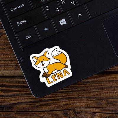 Fox Sticker Lena Laptop Image