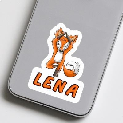 Yoga Fuchs Sticker Lena Notebook Image