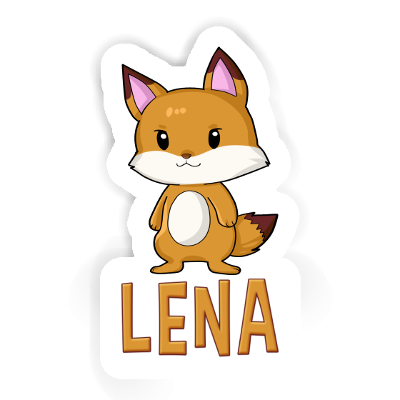 Lena Autocollant Renard Gift package Image