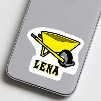 Lena Sticker Schubkarre Laptop Image