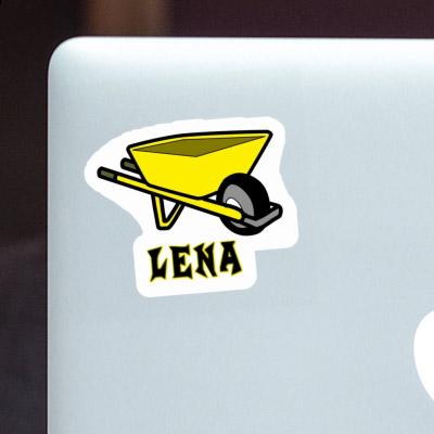 Lena Sticker Schubkarre Laptop Image