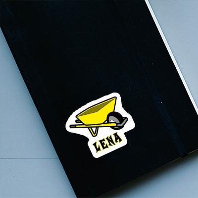 Lena Sticker Schubkarre Notebook Image