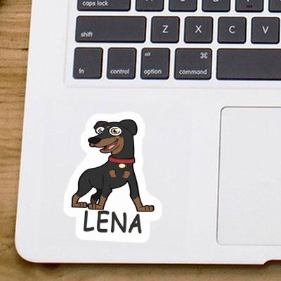 Aufkleber Lena Pinscher Laptop Image