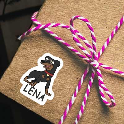 Aufkleber Lena Pinscher Gift package Image