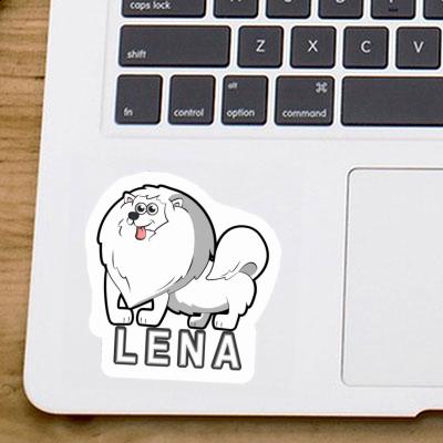 Autocollant Spitz allemand Lena Laptop Image