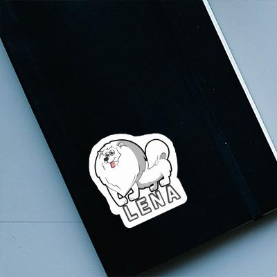 Sticker Lena German Spitz Gift package Image