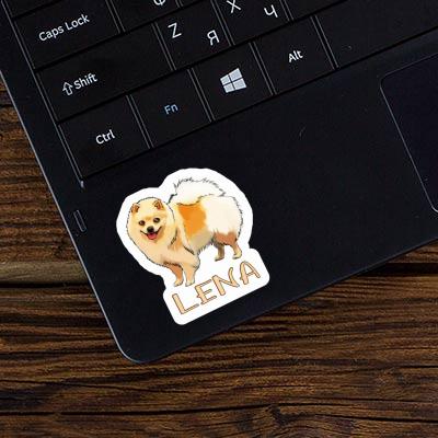 Lena Autocollant Spitz allemand Laptop Image