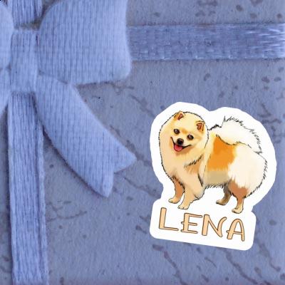 Lena Sticker German Spitz Notebook Image