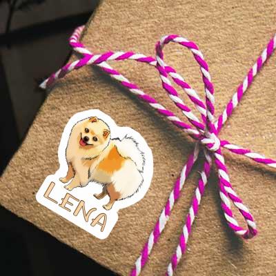 Sticker Lena German Spitz Gift package Image