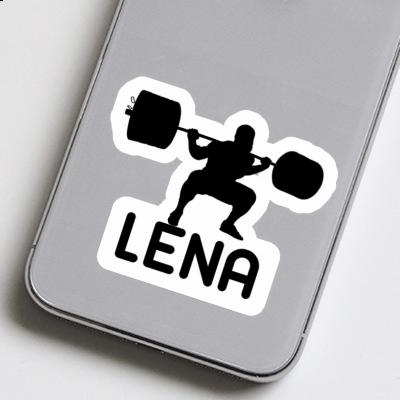 Weightlifter Sticker Lena Image