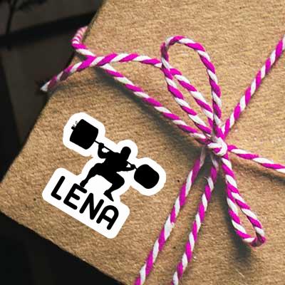 Sticker Lena Weightlifter Image